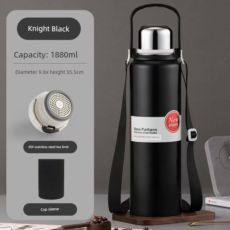 Stainless Steel 316 Large Capacity Vacuum Cup for Male and Female Students Good-looking Tea Cup Portable Car Outdoor Kettle