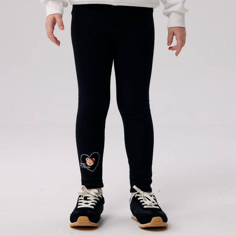 PawinPaw Girls  Cartoon Bear Knit Leggings 150