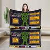 Metroids Hero Game Blankets Flannel Vintage Breathable Throw Blanket for Bed Sofa Winter