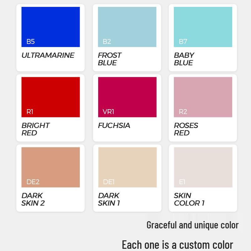 Marker akrylowy w płynie ENMY - Pojedynczy pisak z możliwością uzupełniania, Profesjonalny do rysowania, Edycja Little Black Box.