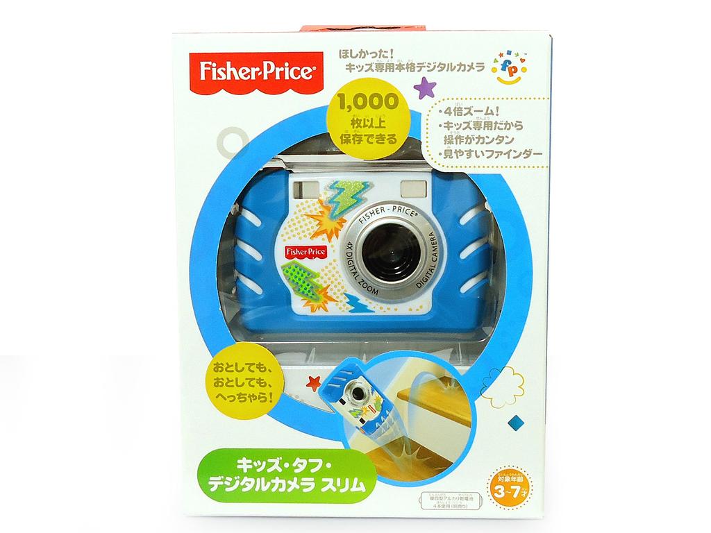 Fisher Price Kids Tough Digital Camera Slim Blue (W1459)