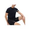 FILA Solid Logo Casual Round Neck Sports Short Sleeve T-Shirt Men Tops Black A11M221118F-BK