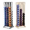 Space Saving Coffee Holder Rotatable Large Capacity Storage Rack Display Stand