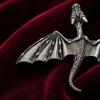 Vintage Flying Dragon Hair Clip Elegant Retro Spring Clip Viking Dragon Hairpin  Valentine's Day