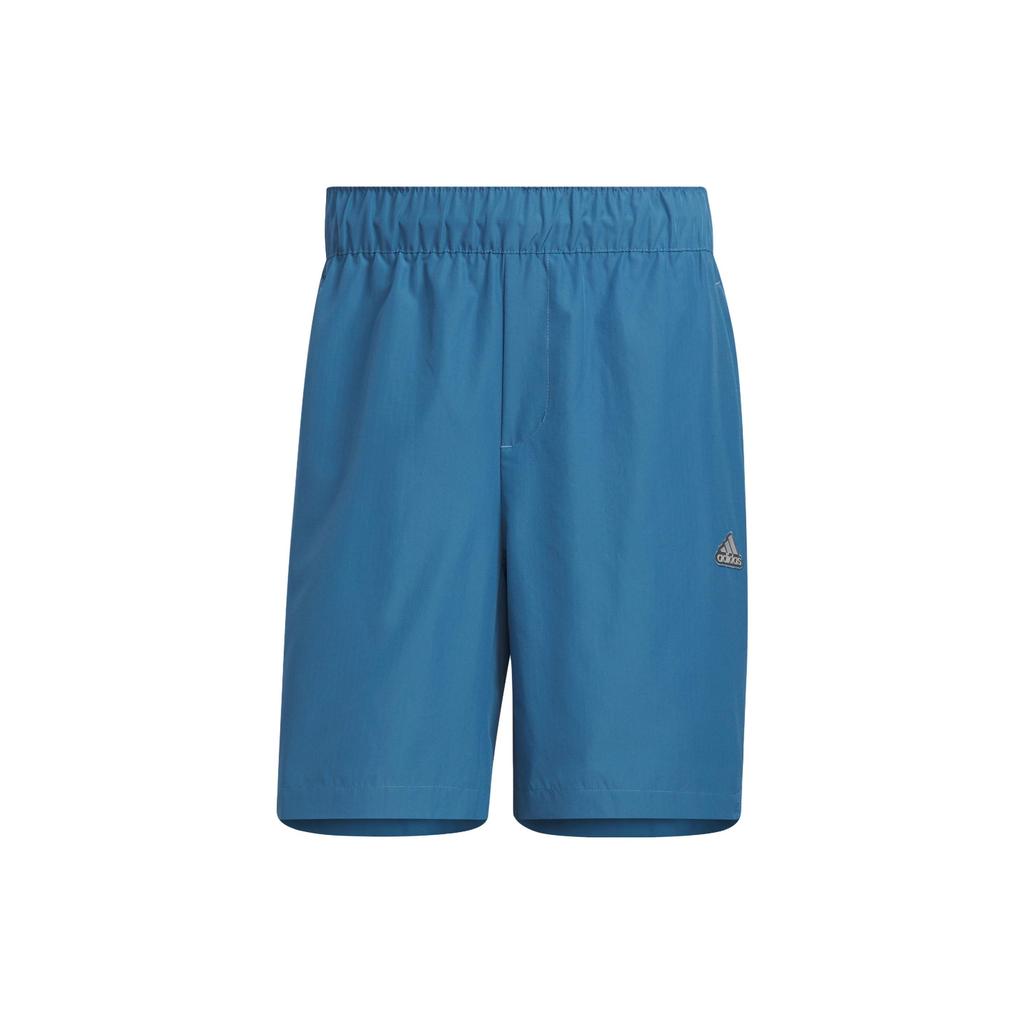 Adidas Shorts Tecidos Utilitários Masculinos Shorts Cor Sólida Logo Esporte IA8144