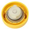 For Dacia Oil Filler Cap Automobile Maintenance Yellow Made Of ABS Material Non-deformation Quick tallation