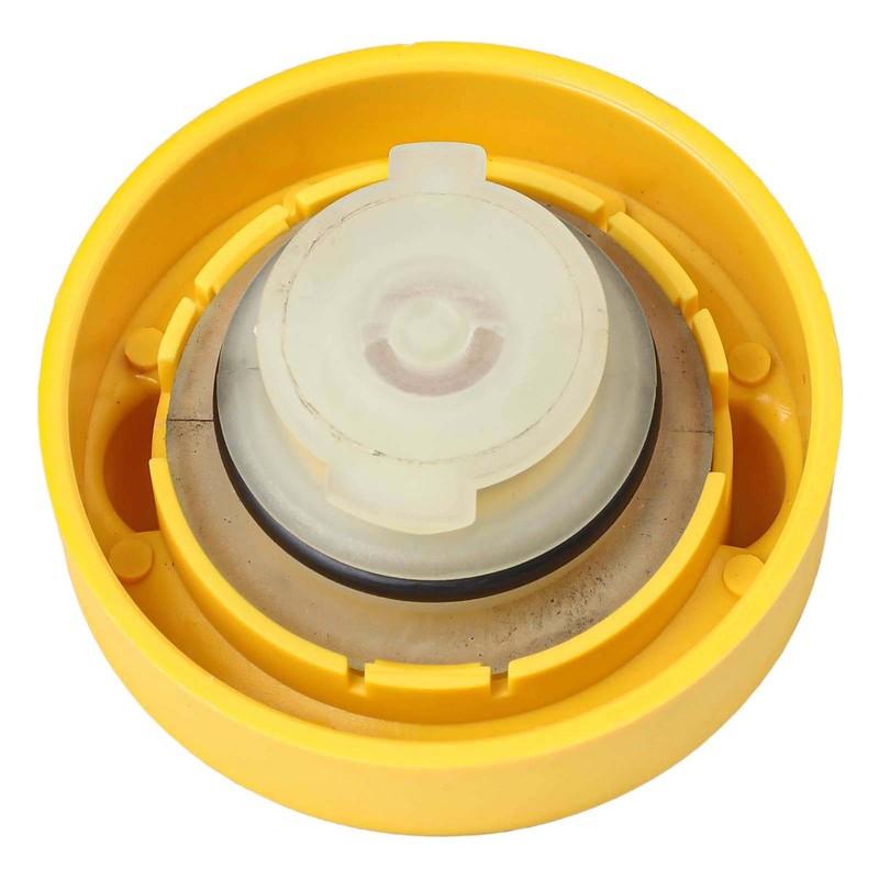 For Dacia Oil Filler Cap Automobile Maintenance Yellow Made Of ABS Material Non-deformation Quick tallation