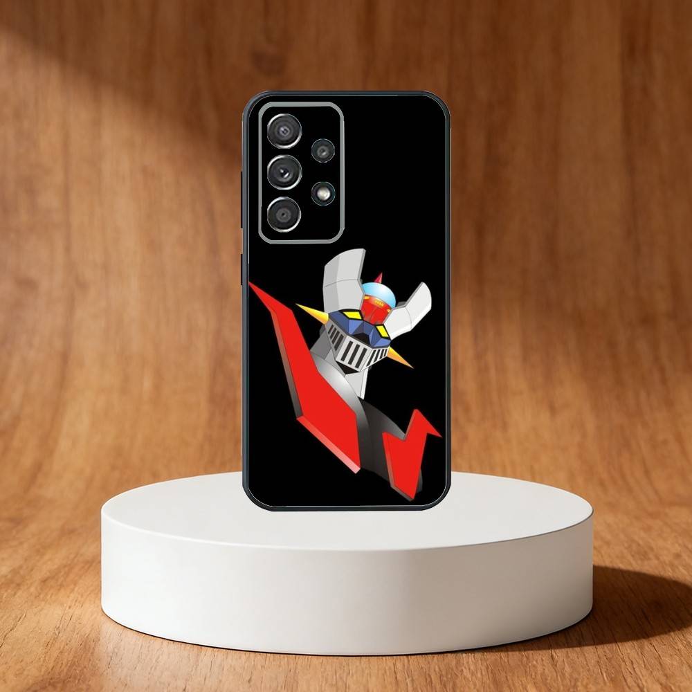 Mazinger Z Robot Phone Case For Samsung S25,S24,S21,S22,S23,S30,Ultra,S20,Plus,Fe,Note,10,9,5G Black Cover