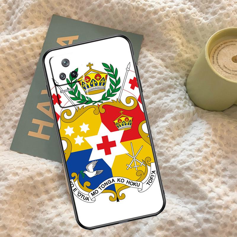 Tongan Coat of Arms Tonga Case For Xiaomi 14T 11T 12T 13T Pro 13 14 15 Ultra POCO X7 Pro X3 X5 X6 M6 F5 F6 Pro Cover