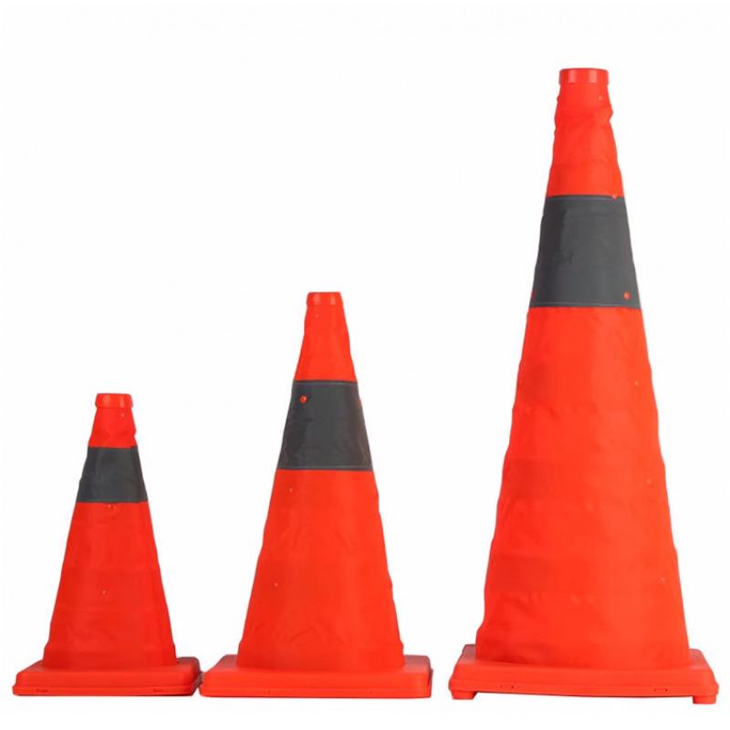 Reflective Traffic Cone: Road Safety Barrier for Vehicles & Pedestrians