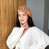 Hollow Breathable Knitting Beret Caps for Women Spring Summer Handmade Hook Flower Design Artist Hat Fashion Mushroom Hat