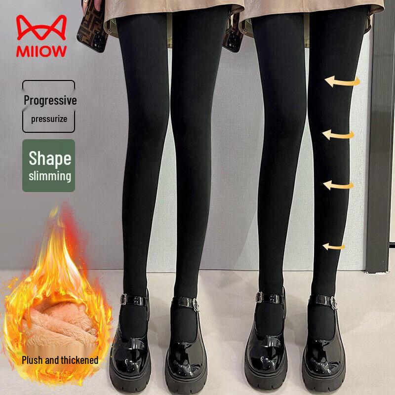 

MiiOW Women s Fleece-Lined Footed Tights One Size