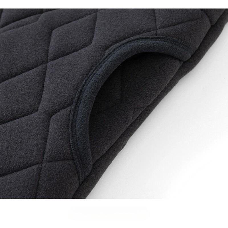 Autumn Winter Velvet Quilted Vest Men Cold Proof Sleeveless Button Casual Jacket Warm Thickened with Pocket Cotton-padded Vest