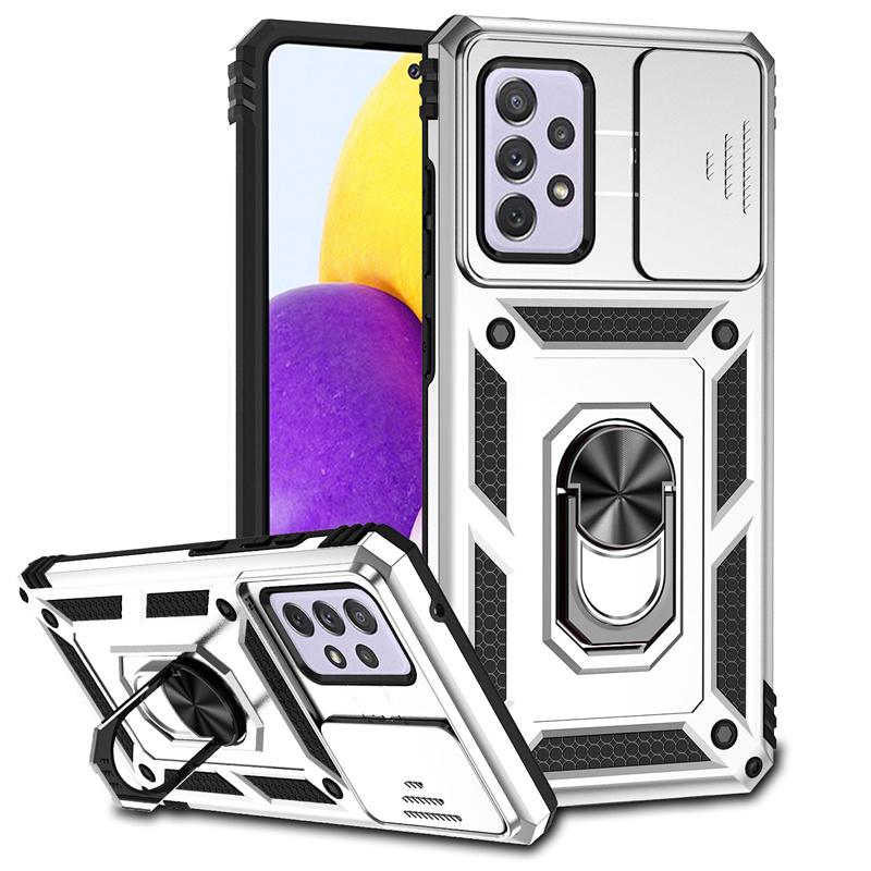 Funda For Samsung A52 5G Case Slide Camera Shockproof Armor Case For Galaxy A52 A52s A 52 Car Magnetic Holder Ring Protect Cover