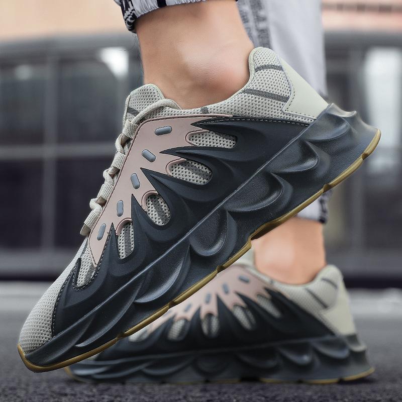 Men's Shoes plus Size Ins Trendy Sneakers Plastic Mesh Breathable Running Shoes Fashion Octopus Men's Shoes