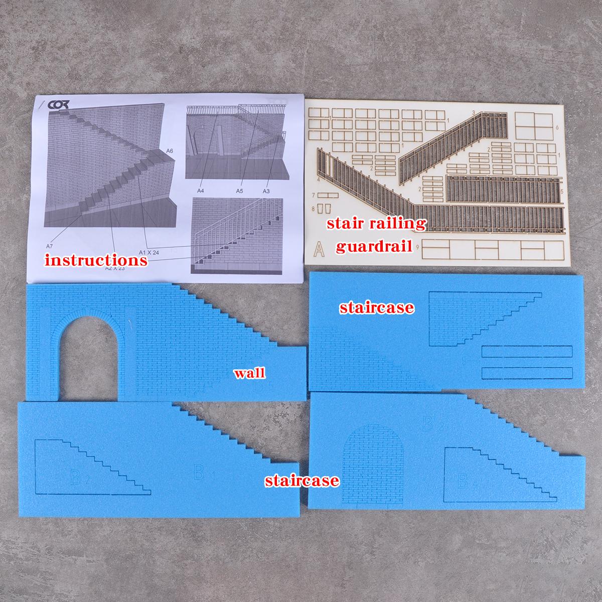 Assembly Architectural Building model sand table Outdoor factory shed Repair workshop diorama Scale model kit stand 1/35