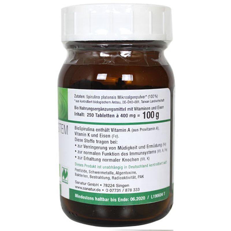 Sanatur Spirulina 250 tablets