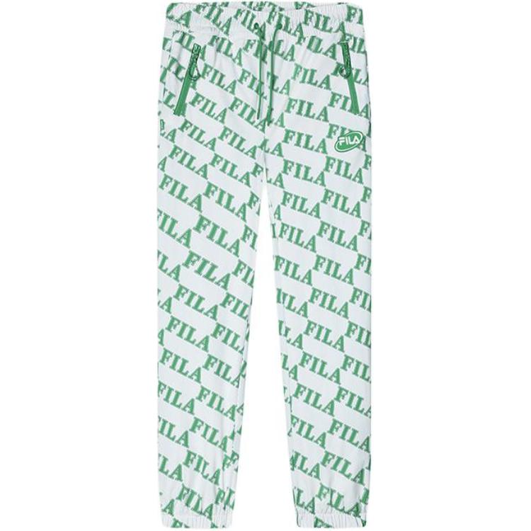 New FILA Knitted Sports Pants Women's All Over Print 2 F11W419806F-ZB