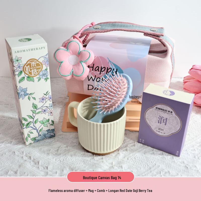 Women s Day Canvas Bag Gift Set