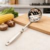 Soup Ladle Stainless Steel Strainer Ladle Slotted Hot Pot Ladle Kitchen Strainer Scoop for Soup Noodles Cooking Serving