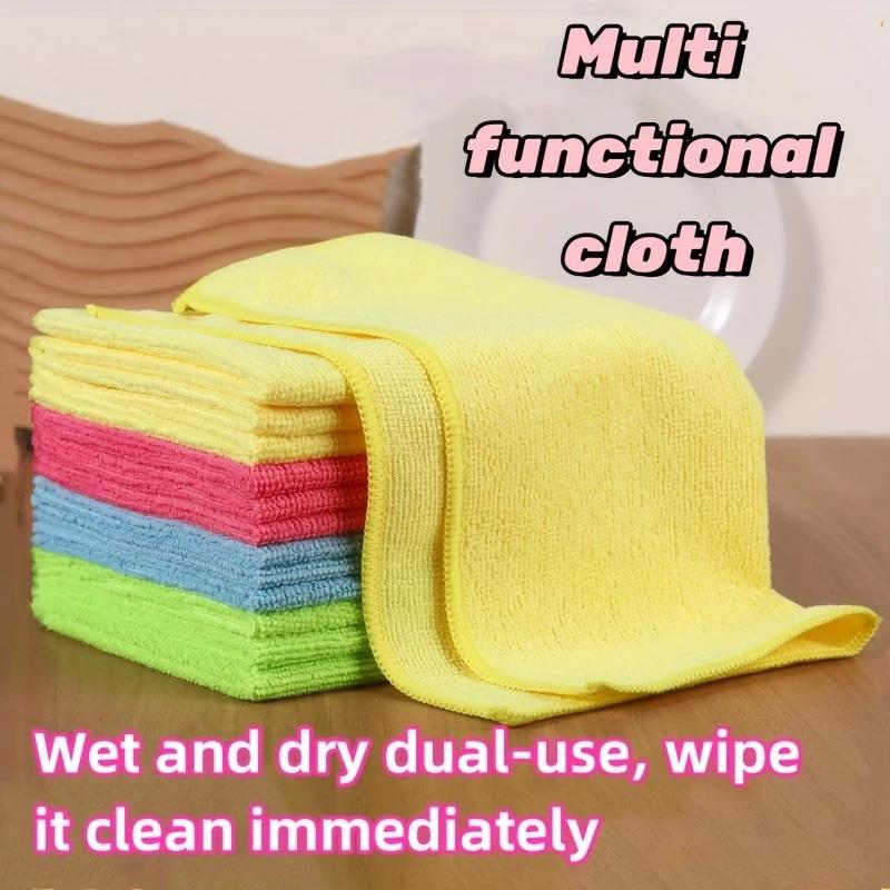 

10 Pcs Thick Oil-Repellent Dish Cloths, Super Absorbent. 32x18cm, Microfiber, Easy Tear Design United States