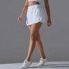 Women's High-Waist Sun Protection Tennis Skort with Back Pocket
