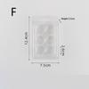 10 Pcs Containers With 6/4 Cavity Clear Plastic Wax Melt Clamshell For Diy Wax Melt Candles, Square (Heart)