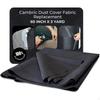 Upholstery Black Dust Cover Replacement for Sofas, Chairs, Box Spring , Conceals Frame