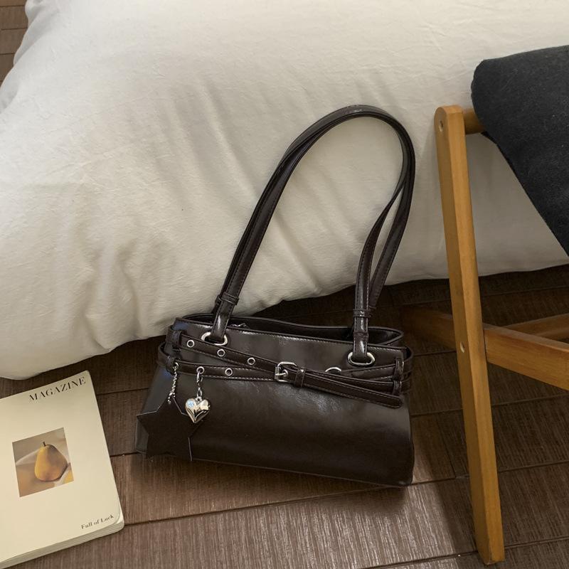 Einzelschultertasche Casual Chic - Premium Boston Unterarmtasche