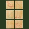 Geometric Shape Learning Board Wooden Geoboard With Colorful Elastic Rubber Bands Math Teaching Tool For Children