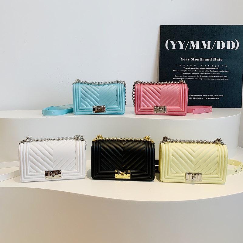 New high-end embroidery thread chain chain bag single shoulder crossbody women's bag