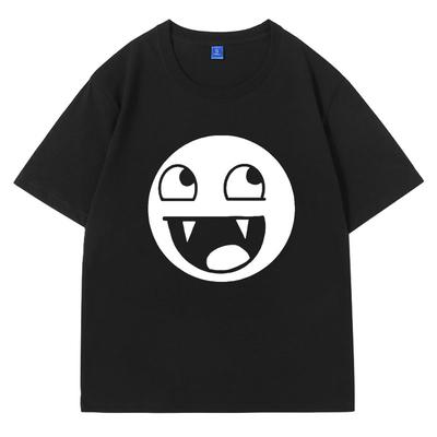 T-Shirts Meme Face Domo Kun Drôle Hommes Femmes Mode Coton Haute Qualité T-Shirt Couple Oversize Hip Hop T-Shirt Hauts