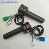Electric Scooter Right and Left Handle Accelerator,Combination Switch Assembly Reverse,3 Speed,turning,horn Button Repair Part