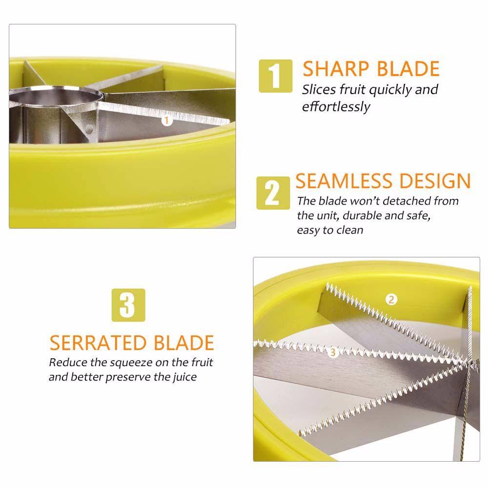 4-in-1 Easy Cutting Kitchen Vegetable Tool Mango Fruit Cutter Tomato Slicer Divider Core Remover