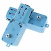 10pcs 1:90 TT Gear Motors, Mini DC 6V Gear TT Motors with Metal Gears for Robots, Smart Cars, DIY RC Toys, Electric Motors, Gearbox, Blue