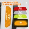 Car Stickers Wheel Eyebrows Reflective Warning Stickers Reflective Strip Accessories For Hyundai i10 i20 i30 i40 ix20 ix35 ix55 TT2