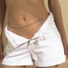 Accessories for Women Girls Sexy Summer Beach Body Jewelry Beads Belly Chains Layered Waist Chain