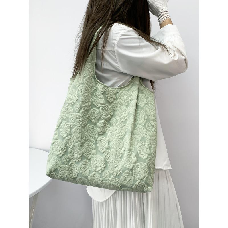 Embroidery Canvas Bag Summer Literary Travel Bag