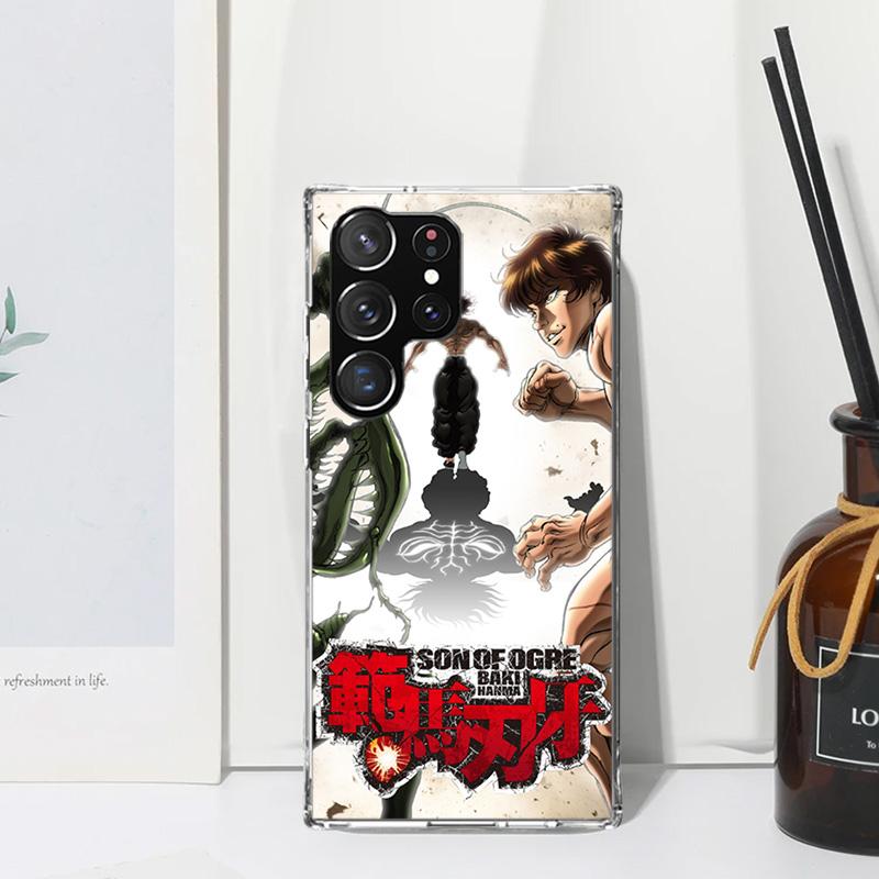Baki the Grappler Original Anime Phone Case For Samsung Galaxy S26 S25 Edge S24 FE S23 S22 Ultra S21 Plus S20 + Art Fundas Back