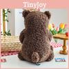 Teddy Orange Bear Bear Brown Bear Toy Pillow Plush Stuffed Gift Cushion