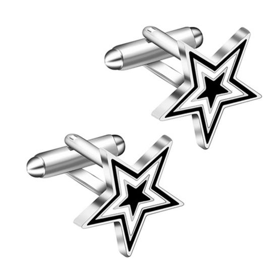 1 Men Wear Cufflinks Drum Shape Pair Banquet Attire Accessories
