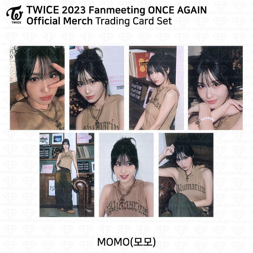 

TWICE 8-летие ONCE AGAIN Фан-встреча Всплывающая карточка с коллекционной карточкой MD Momo - Full Set (7pcs)