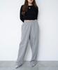 WEGO Sweat Size Pattern 2 Women's Wide-Leg Pants, S,