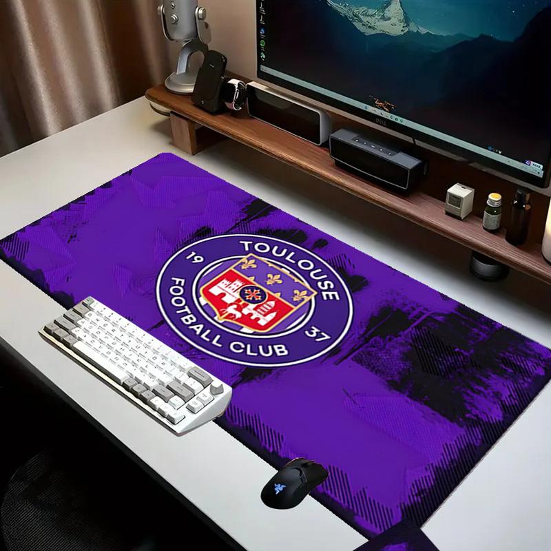 Toul-ouse Crest Design Mouse pad Office Desk Mat, Gaming Mouse Pad Mousepad, keyboard pad,Heavy-Duty Non-Slip Rubber Backing, Gift