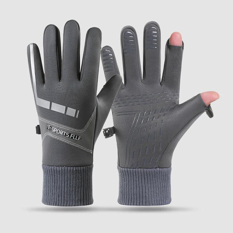 Lishi Men s Cycling Winter Touchscreen Fleece Gloves One Size
