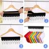Foldable Baseball Hat Rack Towel Hanger Clip Rustproof Wardrobe Closet Baseball Hat Clothes Organizer Hanging Holder