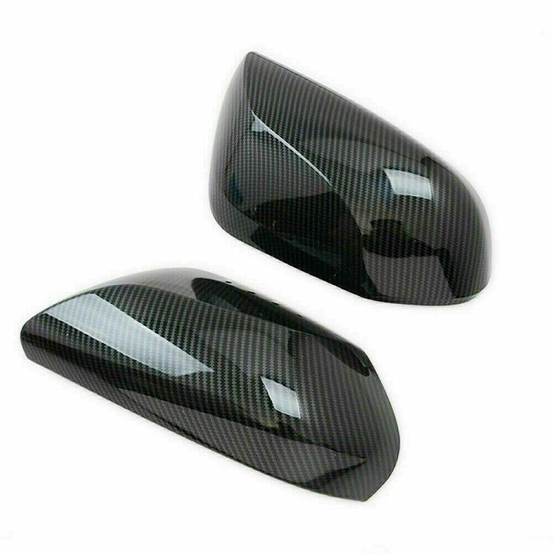 

New Gloss Black Car Side Door Mirror Covers ABS Carbon Rearview Accessories Trim For Toyota Camry 2018 Carbon Fiber