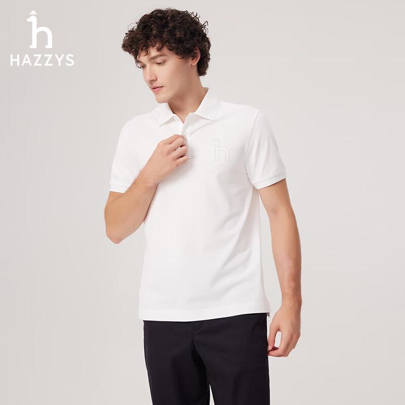 HAZZYS Men's Ammonia Process Short Sleeve Polo Shirt