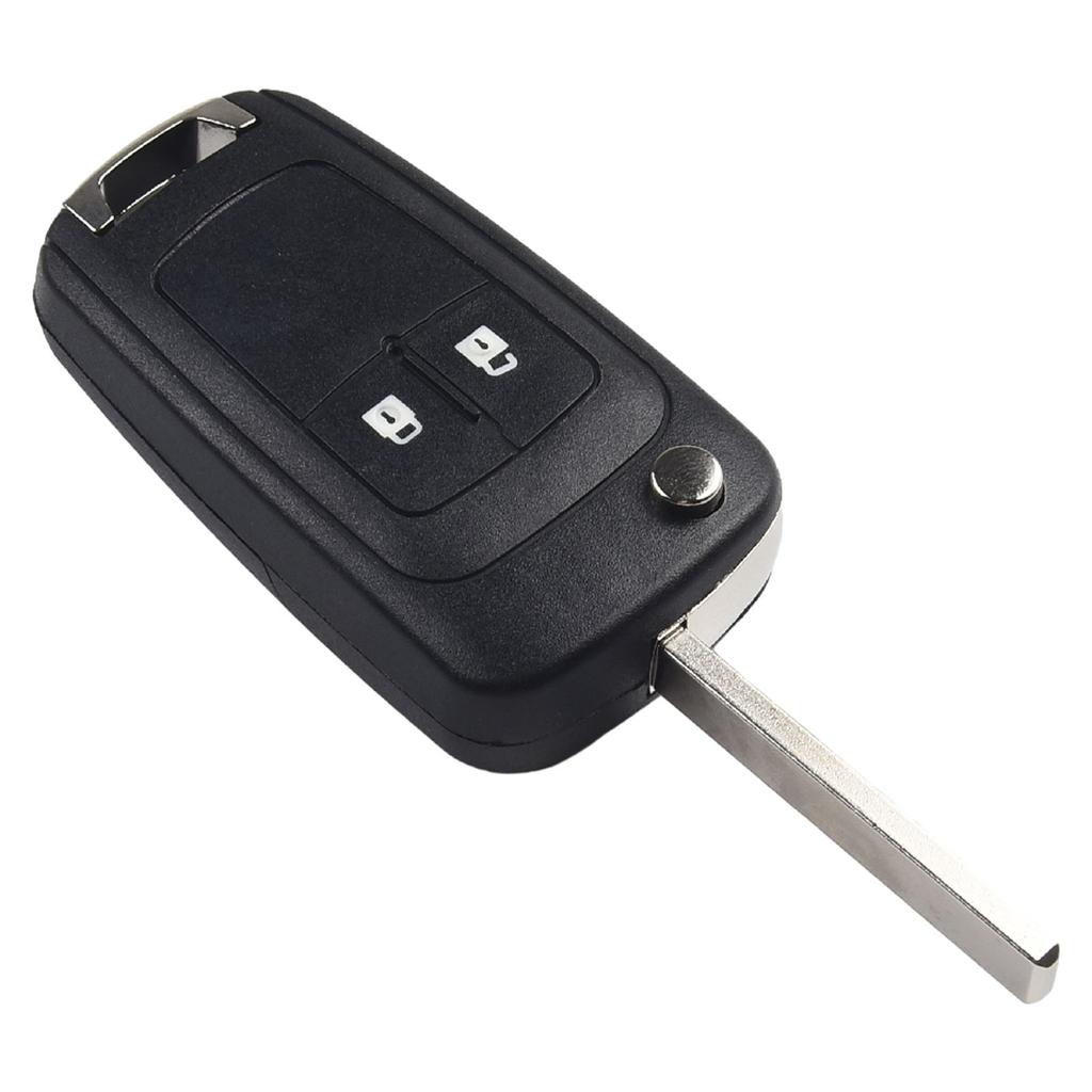 2-button Folding Key Housing Replacement Folding Key For Opel Astra J Corsa E Without Battery Car Accessories