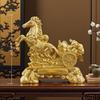 Creativo Ottone Cavallo e Scimmia Simpatica Statuetta Portachiavi Ciondolo Ornamenti per Scrivania Casa Ufficio Giocattoli Divertenti